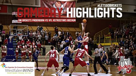 Gameday Highlights Uni Baskets Paderborn Vs Vfl Sparkassenstars