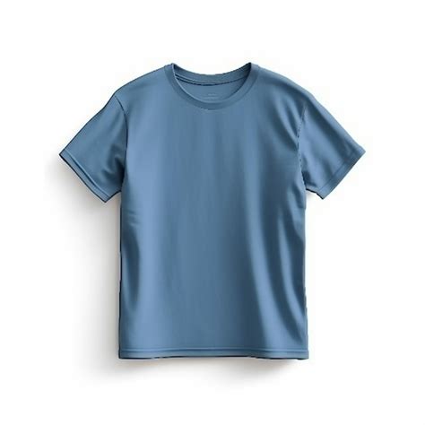 Camiseta Azul Renderizada En 3d Con Maqueta De Espacio De Copia Foto Premium