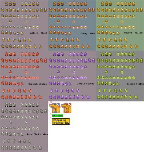 The Spriters Resource Full Sheet View Final Fantasy Tactics Advance