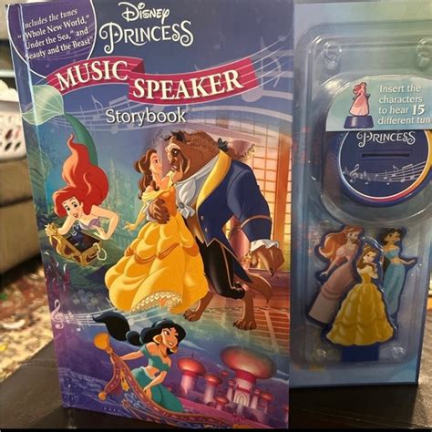 Other Disney Princess Music Speaker Storybook Ariel Belle Jasmine