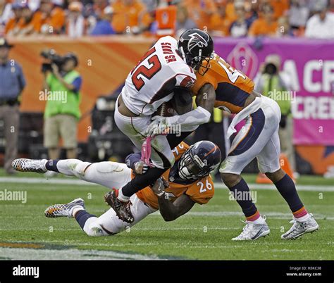 Denver Colorado USA 9th Oct 2016 Falcons WR MOHAMED SANU Top