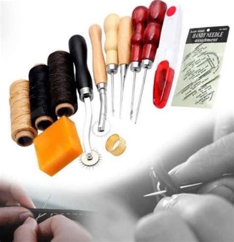 Leather Stitching Sewing All Set Hobbies Toys Stationery Craft