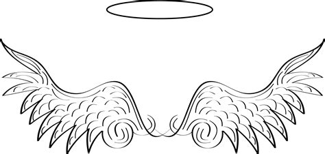 Angel wings clip art, Angel wings illustration, Angel wings vector