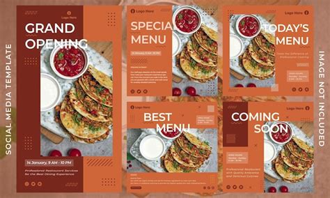 Premium Vector Food Or Restaurant Menu Design Instagram Post And