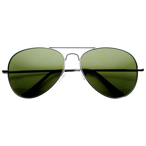 Classic Aviator Sunglasses Retro Metal Frame - zeroUV