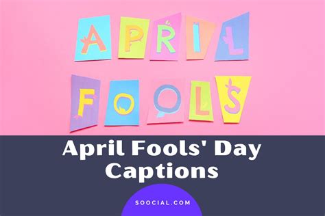 303 April Fools' Day Captions For The Prankster In You - Soocial