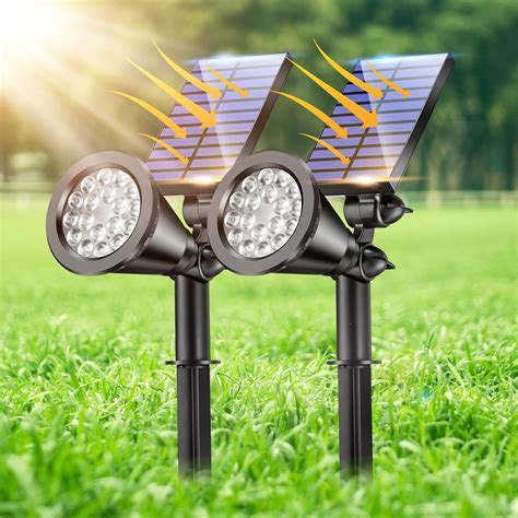 Pikoy Solar Spot Lights Outdoor Led Lm Solar Lights For Outside