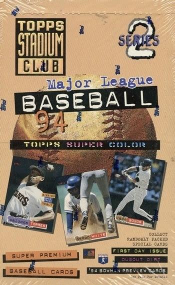 15 Most Valuable 1994 Topps Stadium Club Baseball Cards Old Sports Cards