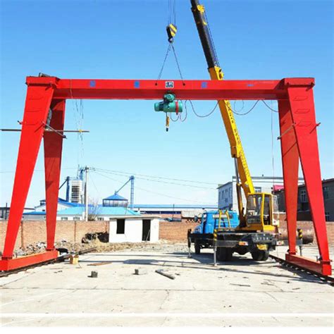 Customized Mh Model Steel Launching Single Girder Goliath Gantry Crane