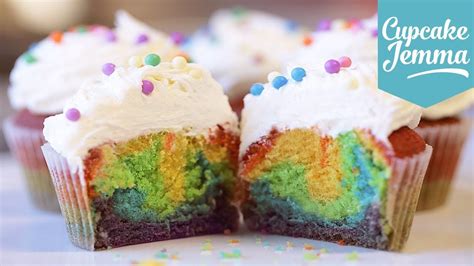 How To Make Rainbow Cupcakes Cupcake Jemma Cupcake Jemma Rainbow