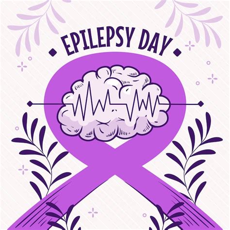 Premium Vector Hand Drawn Epilepsy Day Illustration