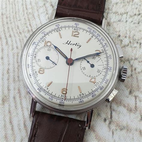 Hertig Chronographe Suisse Cal Venus 175 NO RESERVE Catawiki