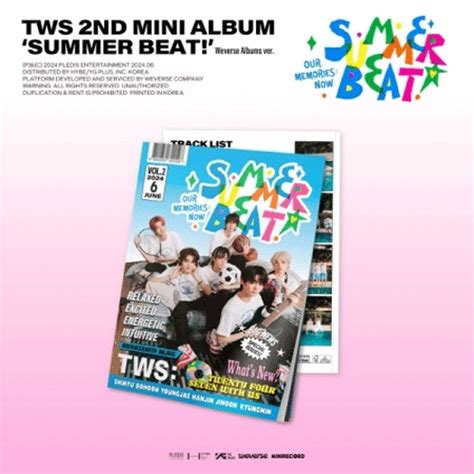 투어스 Tws 2nd Mini Album Summer Beat Weverse Album Ver Music Plaza