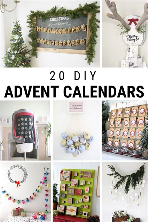 20 Unique Diy Advent Calendars Diy Advent Calendar Christmas Diy