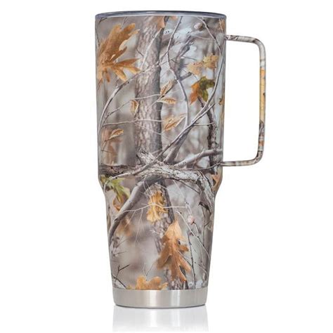 64 Oz Double Vacuum Wall Stainless Steel Tumbler With Lid Camo