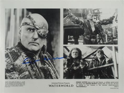 DENNIS HOPPER SIGNED Photo Waterworld, Speed, Easy Rider W/coa - Etsy