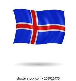 Vector Flag Iceland Stock Vector (Royalty Free) 288925475 | Shutterstock