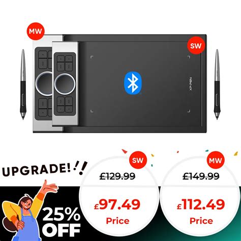 Deco Pro SW/MW Bluetooth professional graphic art tablet | XP-Pen UK ...