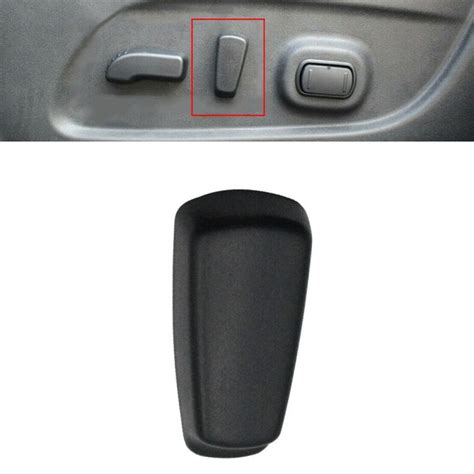 Black Power Seat Backrest Adjust Switch Button For Nissan Altima