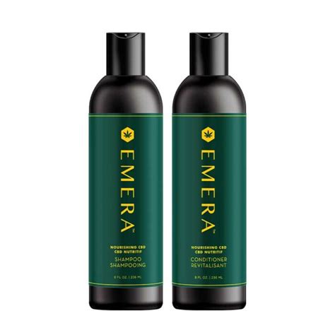 Emera Nourish Cbd Shampoo Conditioner Gift Set Skinmiles