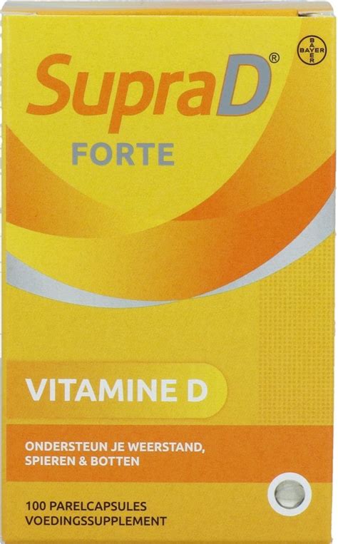 Supra D Forte Met 20 Mcg Vitamine D Voor Ondersteuning Van De