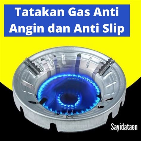 Jual Tatakan Kompor Gas Portable Pelindung Gas Anti Angin Anti Slip