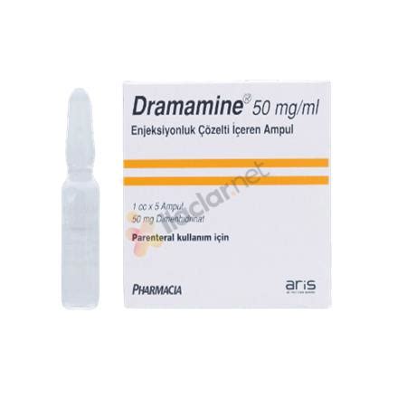 DRAMAMINE 50 mg 5 ampül | ilaclar.net