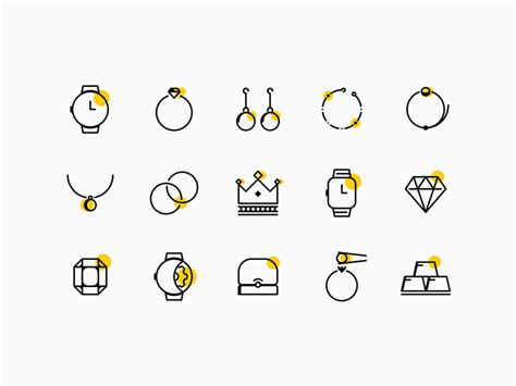 Jewelry Icons Pack Freebie Supply