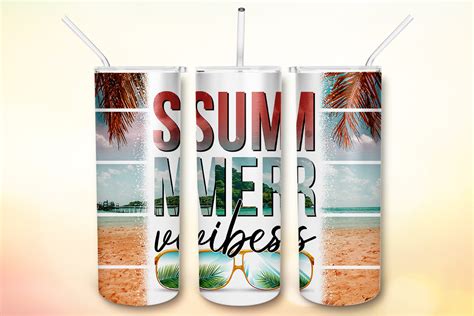 Summer Vibes Beach Tumbler Png Graphic By Bonnydesign · Creative Fabrica