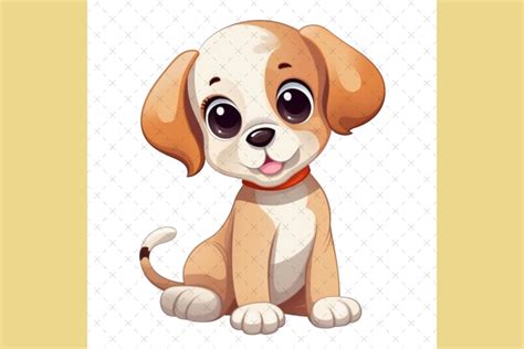 Cute Puppy Clipart Graphic by Creative Kim Designs · Creative Fabrica