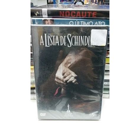 Dvd Original Do Filme A Lista De Schindler Lacrado Shopee Brasil