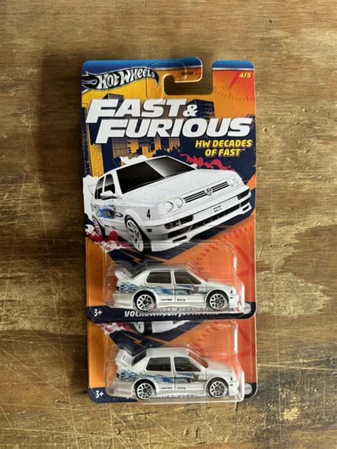 Hot Wheels Fast Furious Hw Decades Of Fast Volkswagen Jetta Mk Lot Eur