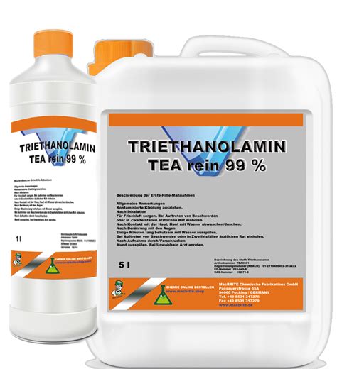 Triethanolamin rein 99%, - MacBRITE Shop