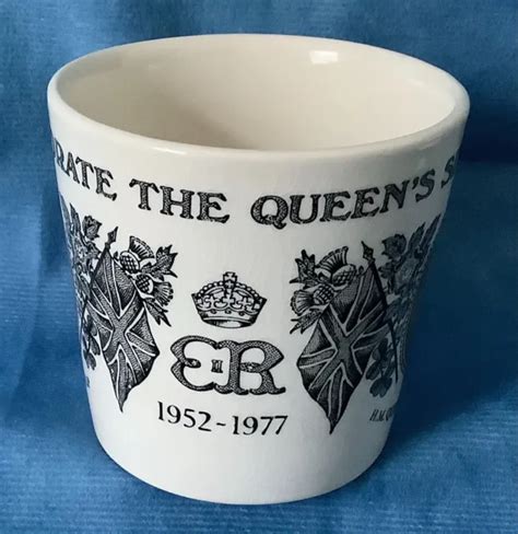 Mason S Ironstone Queen Elizabeth Ii Silber Jubil Um Becher