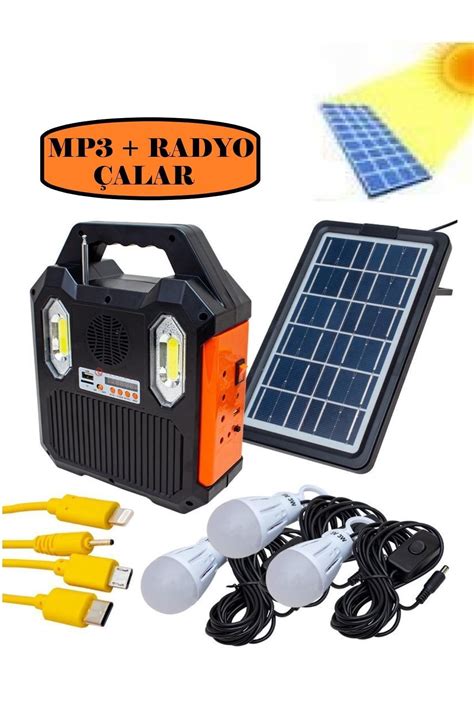 Redmoon Rt G Ne Enerjili Solar Arjl Bluetoothlu Mp Radyolu