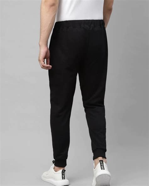 Buy Mens Black Casual Joggers Online At Bewakoof