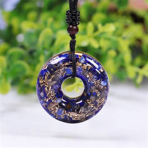 Zeal Lapis Lazuli Orgonite Necklace Orgone Pyramids