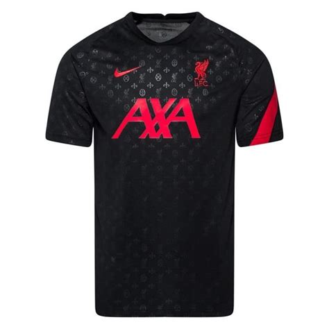 Nike Liverpool Trainingsshirt Breathe Pre Match Zwart Rood