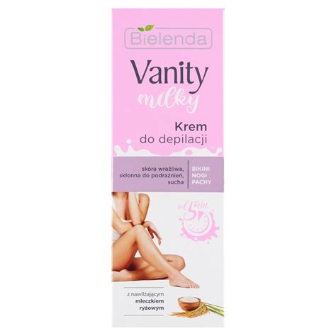 Bielenda Vanity Milky krem do depilacji z mleczkiem ryżowym skóra