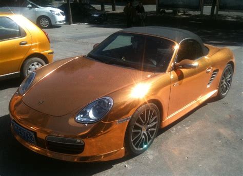 Copper and Crystal Plated Porsche Boxster | FLATSIXES