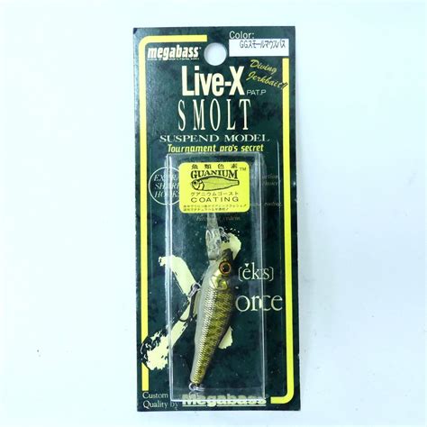 【未使用】【新品未開封】 Megabass メガバス 1999 Live X Smolt スモルト Ggスモールマウスバス 未使用品