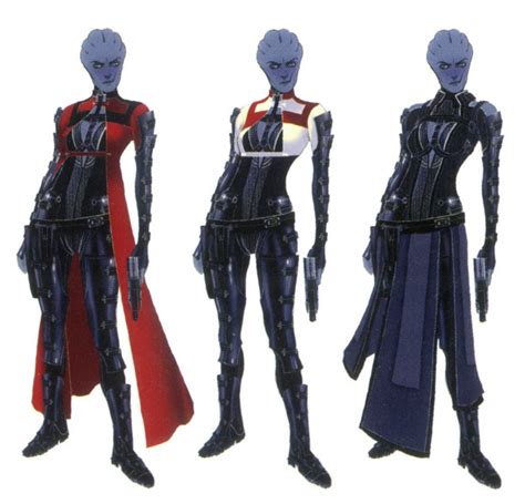 Mass Effect Asari Concept Art