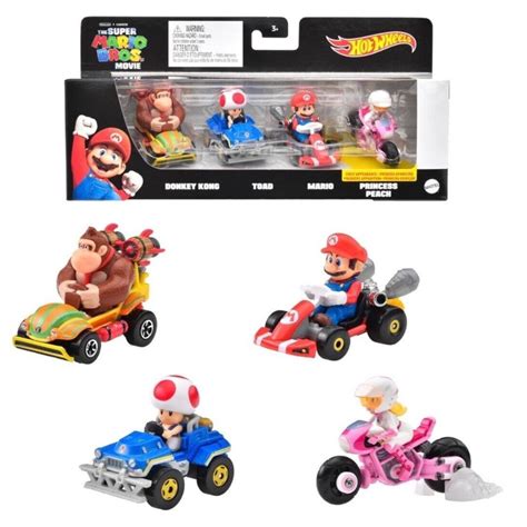 BEETLE HOT WHEELS 瑪利歐賽車 MARIO 瑪利兄弟 奇諾比奧 大金剛 碧姬公主 蘑菇頭 風火輪 小車 蝦皮購物