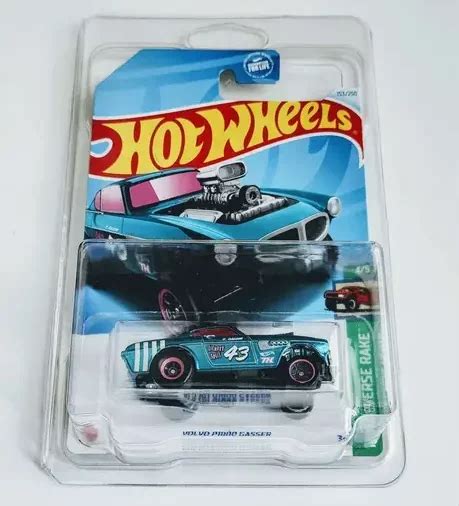 Hot Wheels Hw Reverse Rake Of Volvo P Gasser Turquoise Super Treasure Hunt Hft W