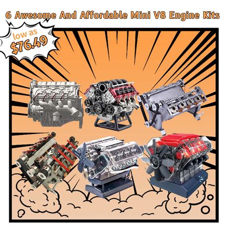 6 Mini V8 Engine Kits — EngineDIY