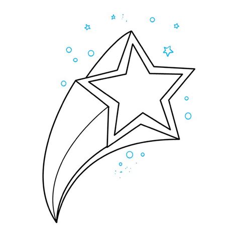 How to Draw a Shooting Star: Step by Step Tutorial