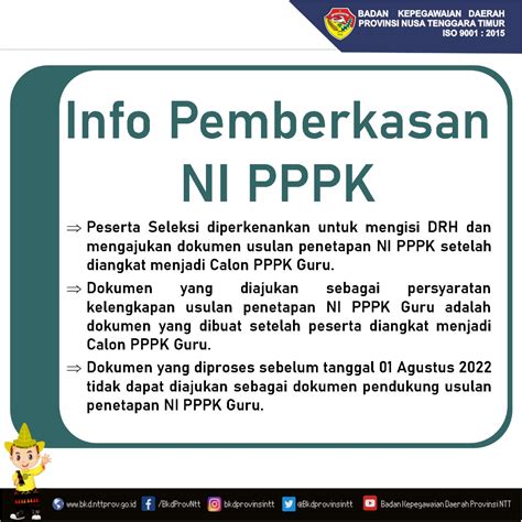 Informasi Dari BKN Tentang Penetapan NI PPPK SELEKSI CASN CPNS PPPK