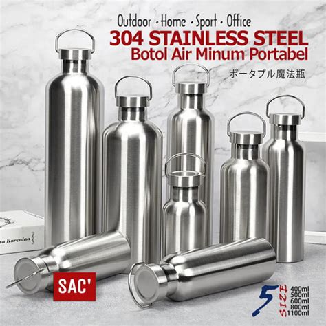 Promo BASHO Hot Cold Tumbler Stainless Steel 450ml Botol Air Minum Thermos 400ML Jakarta