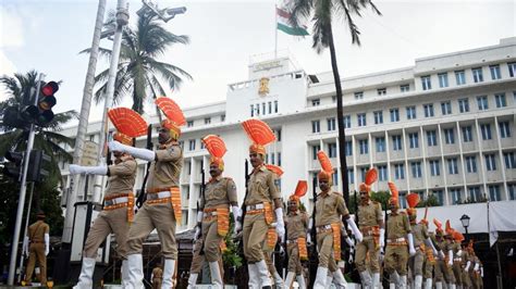 IN PHOTOS: Mumbai Police officials rehearse for Independence Day parade