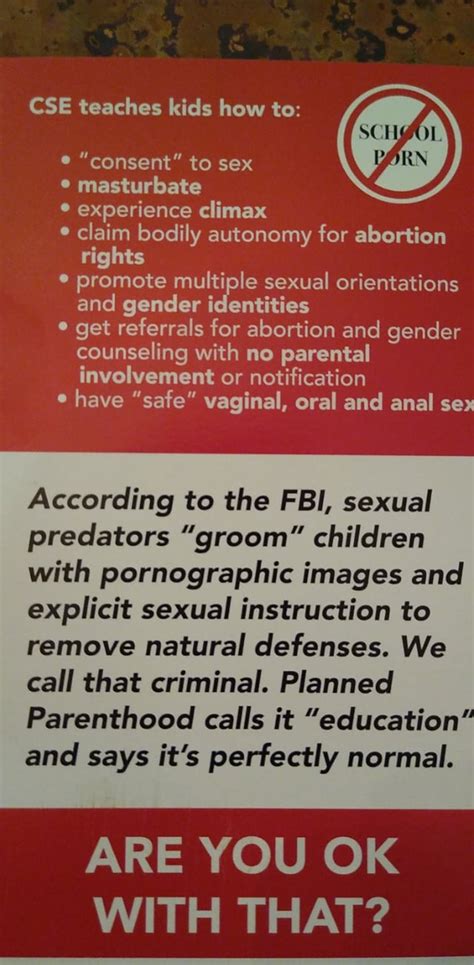 This Anti Sex Education Brochure That Came In The Mail R Mildlyinfuriating